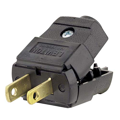 Leviton 101-2EP EB Plug Polar 2P3W 15A125V