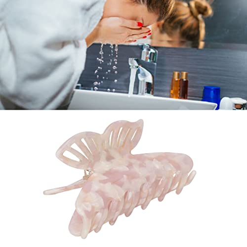 Piranha de cabelo, acessórios de cabelo elegantes com bordas arredondadas, grampo de mandíbula para