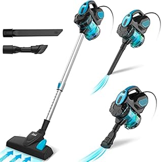 INSE Vacuum Cleaner Corded Bagless Stick 18 KPA Powerful Suction, Multipurpose 3 in