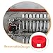 Cabilock 4pcs Oxygen Acetylene Gauge Covers Shock Resistant Pressure Gauge Protector Sleeves Regulator Head Protection for Industrial Construction Use