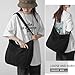 DAINAOTM Canvas Tote Bag Casual Hobo Crossbody Shoulder Bag for Women and Men Large Purse Messenger Bag Travel Work