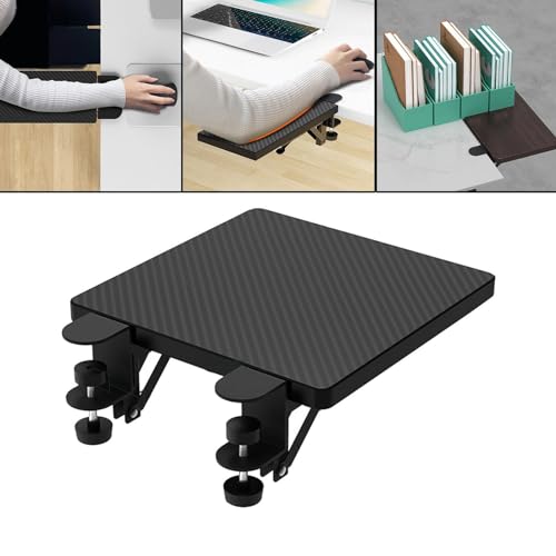 Bureau ergonomique pliable doté d'un grand support de coude pour ordinateur