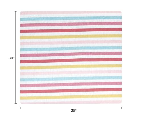 Image of Hudson Baby Unisex Baby Cotton Flannel Receiving Blankets Bundle, Modern Rainbow, One Size