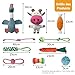 SUNFATT Hundespielzeug kleine Hunde,10 Stück Welpenspielzeug für kleine Hunde,Quietschspielzeug und Kauspielzeug Hundespielzeug Set,Waschbares Natürlicher Baumwolle & Ungiftig