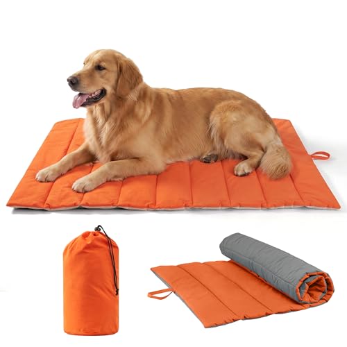UNIKOME Grand Tapis Chien pour Extérieur, Tapis Chien-Chat Imperméable, Lavable, Antistatique, Hygiénique, Pliable, Couverture De Voyage pour Animaux De...