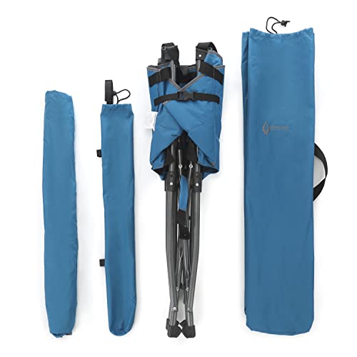 Arrowhead Outdoor Portable Folding Swinging Hammock Camping Chair, Removable Canopy, Perfect For Stargazing, Cup Holder, Storage Pouch, Carrying Bag Included, Supports Up To 300Lbs, Usa-Based Support #TOP7