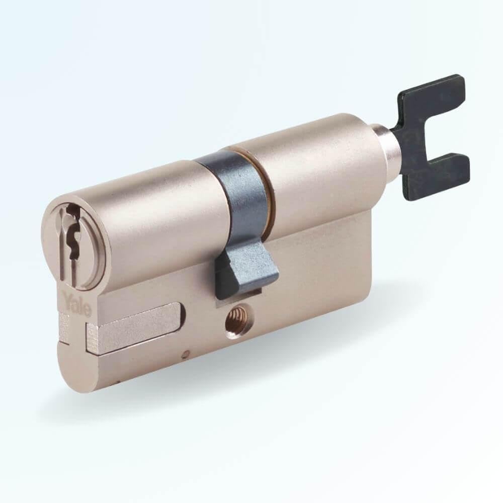 LOCKY-4 Smart Lock PRO Pack Serrure connectée, Codes, App Smartphone, Adaptable sur cylindre européen, Motorisée, Bluetooth