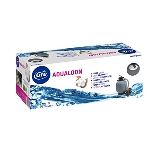 Gre Aq700 - Medio Filtrante Aqualoon Para Piscina, 700 Gramos
