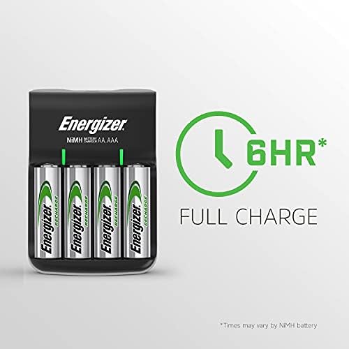 Energizer ładowarka baterie AA i AAA, podstawowe ładowanie (2 baterie AA w zestawie)