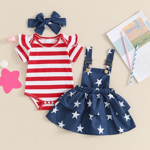 FIOMVA Baby Girl Fall Outfits Newborn Ribbed Knit Romper Skirt Set Infant Ruffle Bodysuit Toddler Dress Winter Clothes2