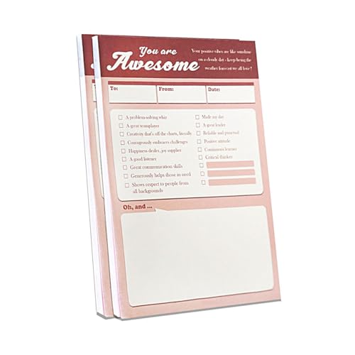 Awesome Kudos for Colleagues | Pack of 2 Note Pads