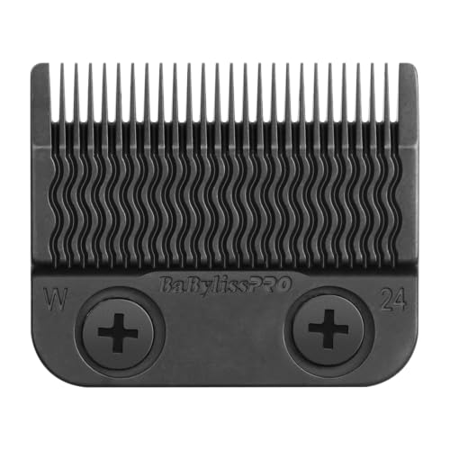 BaBylissPRO MIM Precision Tri-Blade Clipper Replacement Blade, Black