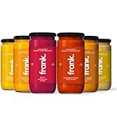 Frank. Lot de 6 soupes bio dans un verre de légumes - Soupes de légumes végétaliennes - Clean Eating gee...