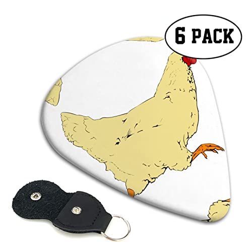 Animal Farm-Chicken Run Lot de 6 médiators pour guitare acoustique, guitare électrique, basse, ukulélé – fin, moyen et… - Les Beatles, Paul McCartney, John Lennon, RIngo Starr, George Harrison Animal Farm-Chicken Run Lot de 6 médiators pour guitare acoustique, guitare électrique, basse, ukulélé – fin, moyen et… – Image 3