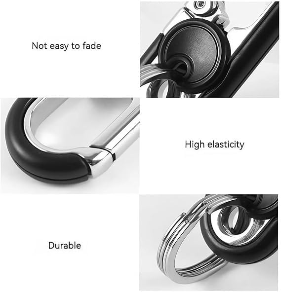 Image of BIRDLINE Multifunctional Car Keychain for Men & Women - Metal Key Ring, Durable, Stylish & Versatile Key Holder for Car, Bike, Bags & Gifts - Sleek Modern & Classic Design.