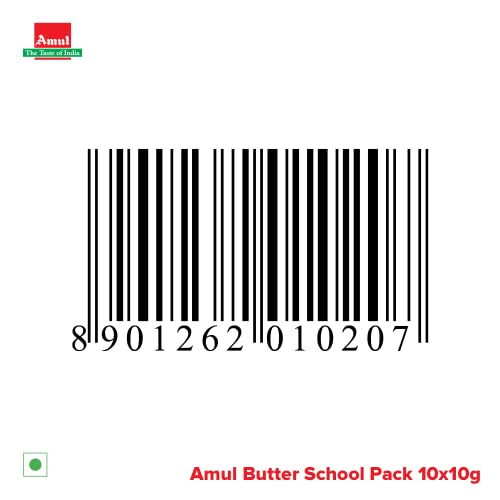 Image of Amul School Pack Salted Butter Pasteurised, 100 Gm