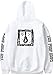 OLIPHEE Mujer Sudaderas con Capucha con Estampado de Cara Triste R.I.P Lil...