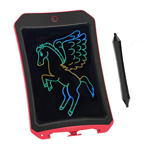 JRD&BS WINL LCD Writing Tablet forÂ Birthday Gift,Kids Toy 8.5 Inch Colorful LCD Writing Tablet Electronic Writings Pads Drawing Board Gifts for Kids Office Blackboard - Erase Button Lock Included(Red)