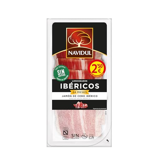 Navidul - Lonchas de jamón de cebo ibérico, 40g