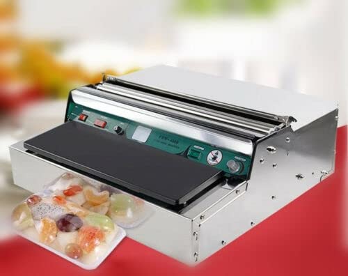 Canglan Technology 450mm Food Tray Wrapper Film Wrap Sealer Supermarket Fruit Packing Machine