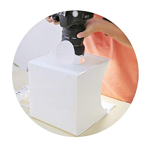 Estúdio Fotográfico Vivitar Portátil 11” LED Light Box dobrável com fundo infinito