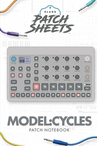Elektron Model:Cycles Blank Patch Sheet Notebook: Become a more organized songwriter with this Blank Patch Sheet notebook so you can spend more time creating and less time forgetting.