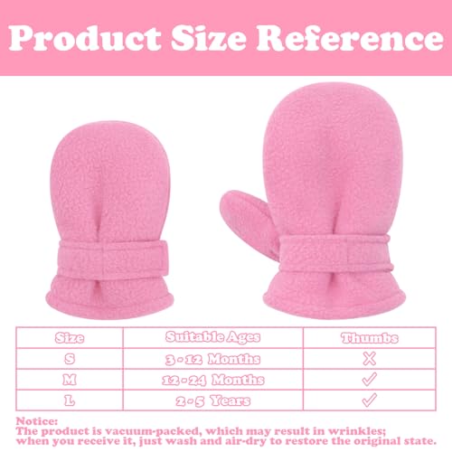 Sarfel Toddler Winter Gloves Toddlers Girl Gloves Toddler Mittens 18-24 Months Baby Mittens 12-18 Months Toddlers Glove Winter