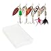 GMBYLBY 5Pcs Fishing Lure Spinner Baits Fishing Lures Spinner Fishing Lures with Hook Sequins Artificial Baits Enduring