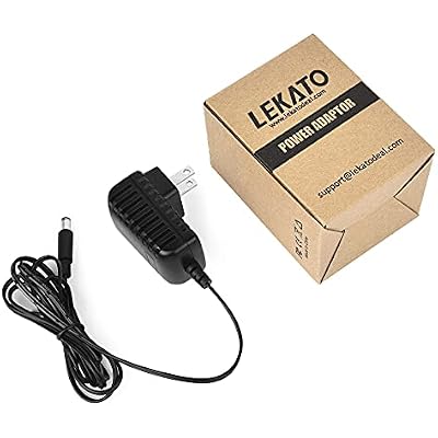 LEKATO Pedal Power Supply Adapter Power Adapter 9V AC/DC Adapter for LEKATO Looper Pedal