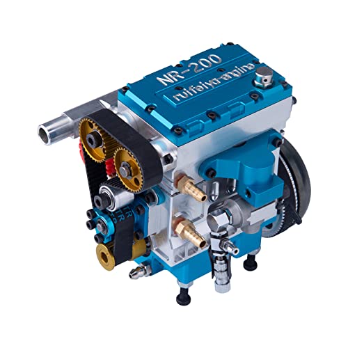 Istruzioni per l'uso: questo motore deve essere utilizzato con un kit di avviamento (non incluso), modulo di accensione, testina incandescente, batteria, serbatoio carburante, tubo dell'acqua, refrigeratore e carburante.Qui acquistate