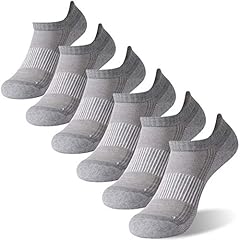 6 Pairs- Light Gray Ankle