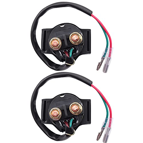 Physeed 2 Packs TRX250 Starter Solenoid Relay Replacement for TRX 250 Recon 1997-2001 35850-HM8-000