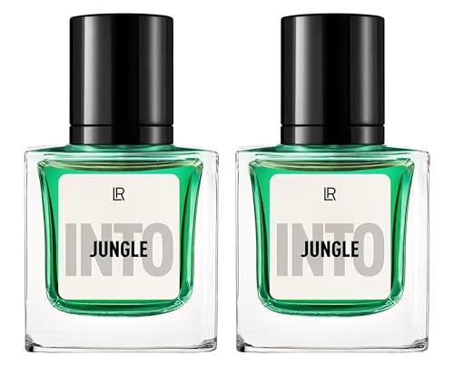 Jungle Men Herren Parfüm 2er Set 2 x 50ml Eau de Parfum für Männer Markant-holziger Duft mit Lavendel & Zeder Limited Edition Männerduft Doppelpack Vorrat