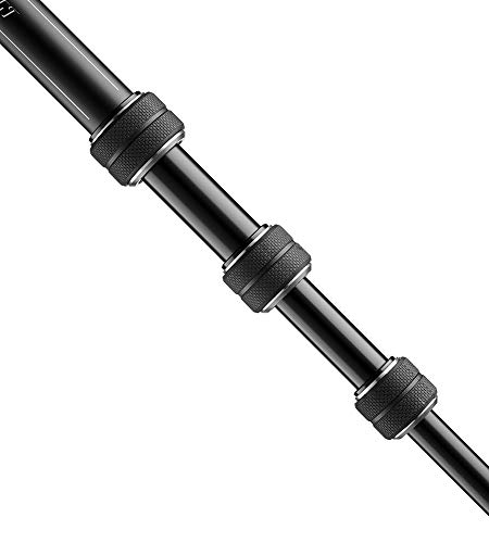 Manfrotto MKBFRTA4GT-BH Befree Advanced GT Trépied de Voyage - Fermeture Twist MLock - Rotule Ball pour Canon, Nikon, Sony, Réflex, Compact, Hybride - Charge Max 12kg - Sac inclus - Aluminium - Noir - Image 7