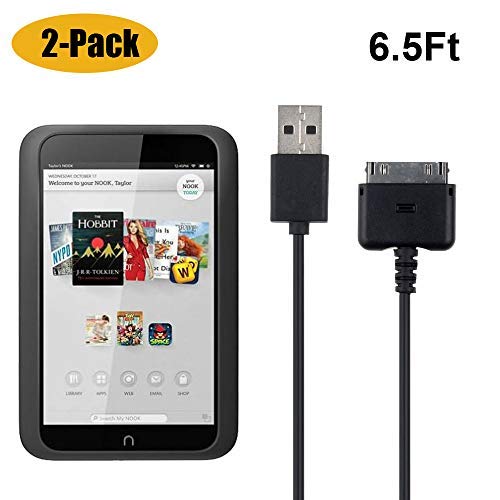 2PACK Charger for Barnes & Noble Nook HD+ ,Mixtecc USB