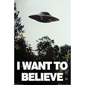 1art1 X Files Poster I Want To Believe Affisch Print Plakkaat 91×61 cm