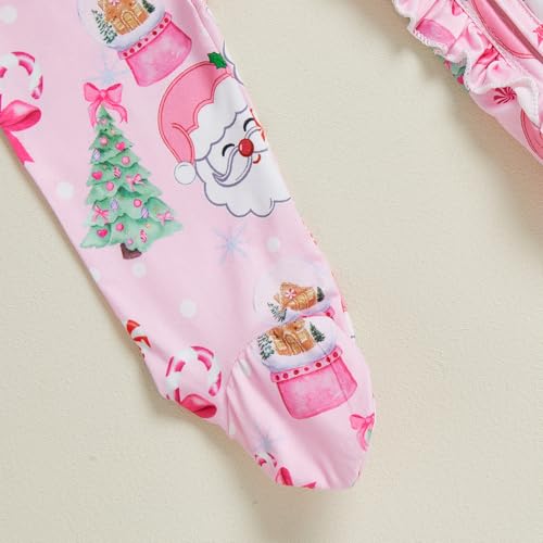 Image of Kuriozud Newborn Infant Unisex Baby Boy Girl Button Solid Romper Bodysuit One Piece Jumpsuit Outfits Clothes | Newborn Baby Girl Sleeper for Daily, Brithday, Halloween, Christmas, New Years, Valentines, St. Patrick's Day, Easter 0-9M