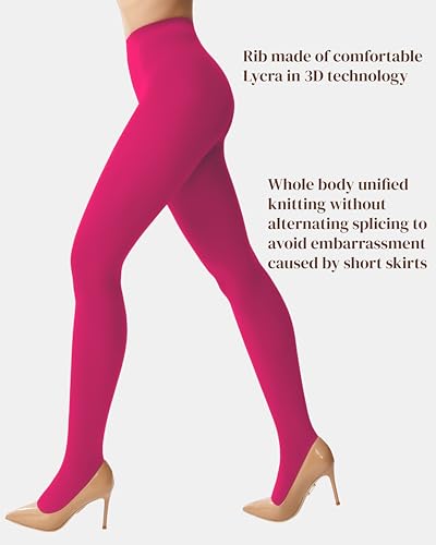Image of leg elegant Women's 80 Den Microfiber Soft Opaque Tights Pantyhose