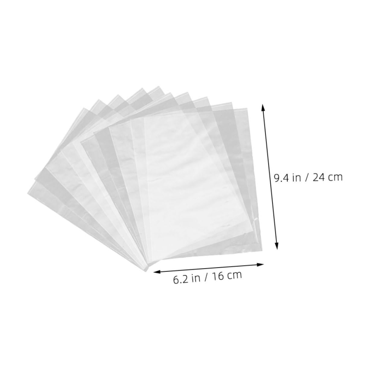 BELLIFFY 100pcs Household Heat Shrink Bag Shoes Bags Shrink Packing Bags Heat Shrink Bag PVC