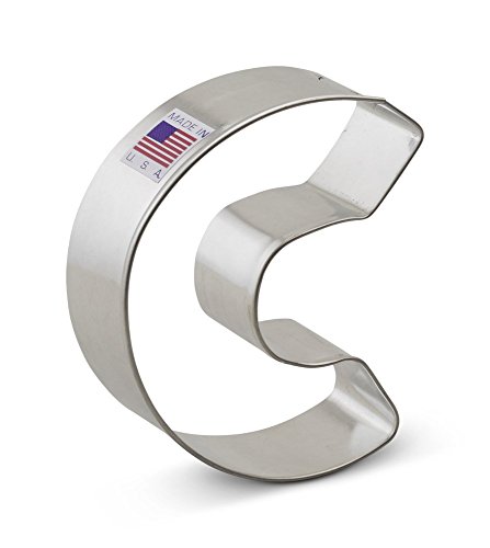 Ann Clark Cookie Cutters Letter C Cookie Cutter, 3.25
