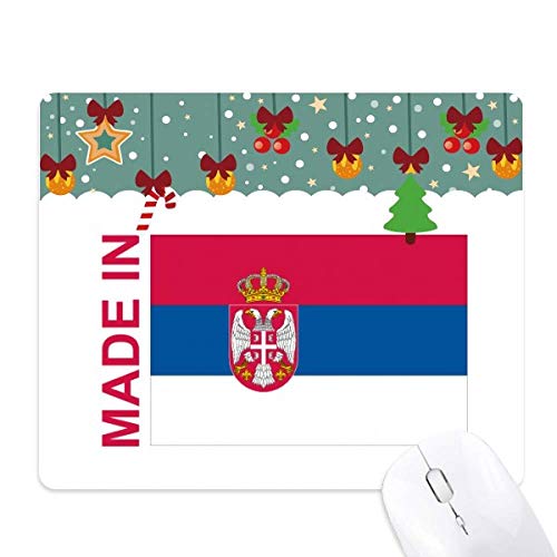 Tapis de souris de Noël en caoutchouc de Serbie, idée cadeau de bureau
