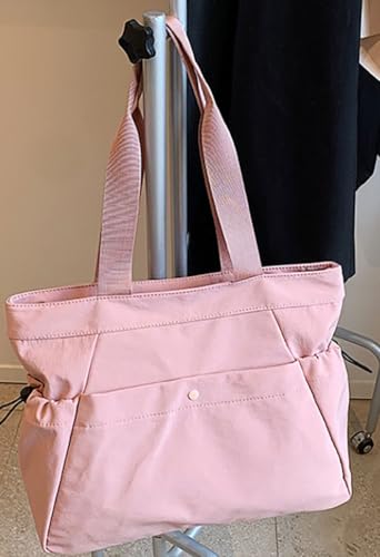 Women's Nylon Tote Bag Large Capacity Yoga Sports Handbag Waterproof Shoulder Bag Multi Pocket Travel Purse Commuter Satchel3