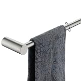 JQK Bath Towel Bar Brushed, 32.5 Inch 304 Stainless Steel Thicken 0.8mm 2 Pieces Towel Rack Bathroom Wall Mount, Useable Length 30 Inch, TB610L30-BN