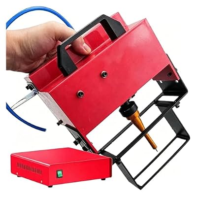 Pneumatic Marking Machine,Portable Metal Marking Engraving Machin,dot Peen Marking Machine Metal Marking VIN/Code/Chassis Number,Depth 0.01-1mm(Type M 100X20mm)