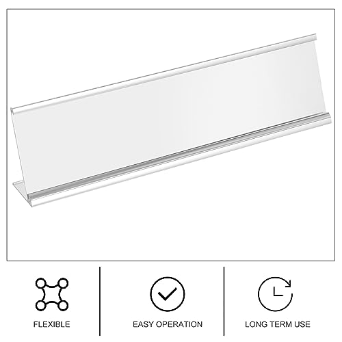 Porte-carte de menu aluminium support de table argenté x10