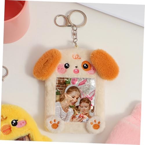 Funda de peluche para tarjetas: ideal para colgar en la mochila escolar 7