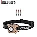 Coast FLX7 700 Lumen LED Headlamp with Twist Focus, 3 x AAA Alkaline Batteries Included