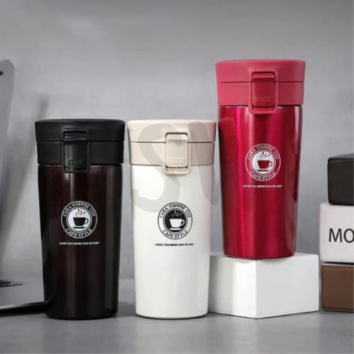 Copo Térmico Aço Inox Infusor Garrafa Caneca A Vácuo Café (Marrom)