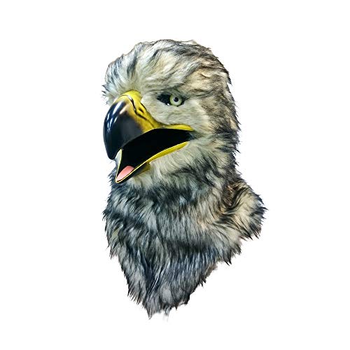 口が連動しリアルに動く！なりきりアニマルムービングマスク！【hawk/鷹】あなたも 超ヒューマンな動物キャラに大変身！