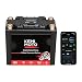 KEMIMOTO Lithium Motorcycle Battery YTX14-BS/YTX12-BS, Bluetooth LiFePO4 Lithium Battery 12V 8Ah, Powersports Battery with Smart APP & LCD, Winter Sleep Moto Mode Compatible with Motorcycle ATV UTV